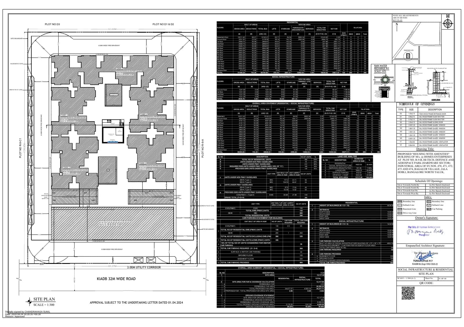 NVG Rakshak: Approved Layout Plan (filed with Karnataka RERA)