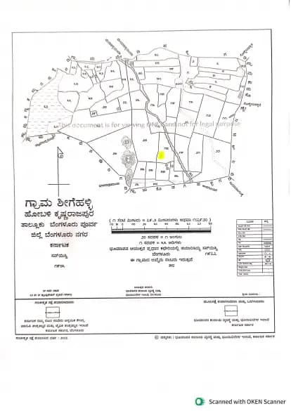 Sree Adithya Pride: Village Map Demarcation.pdf (filed with Karnataka RERA)