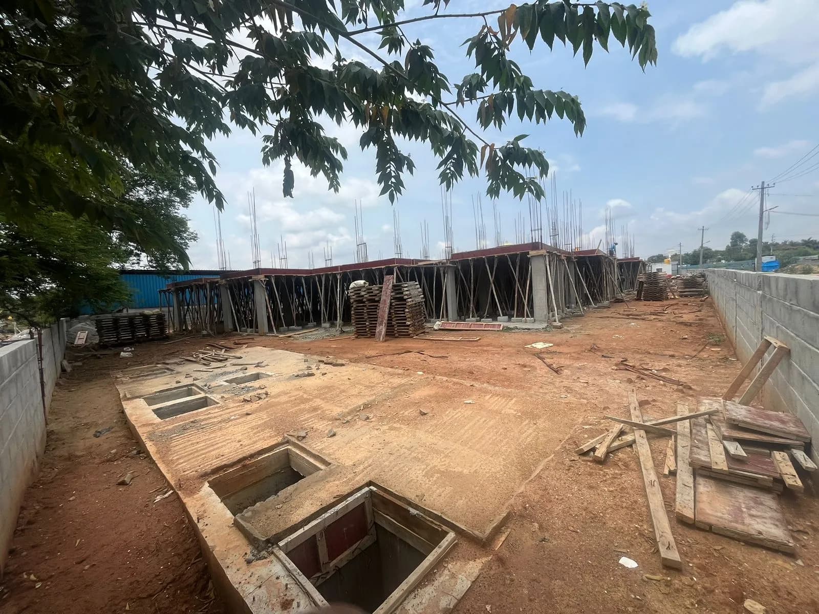 Nirvana: Site photo filed with Karnataka RERA
