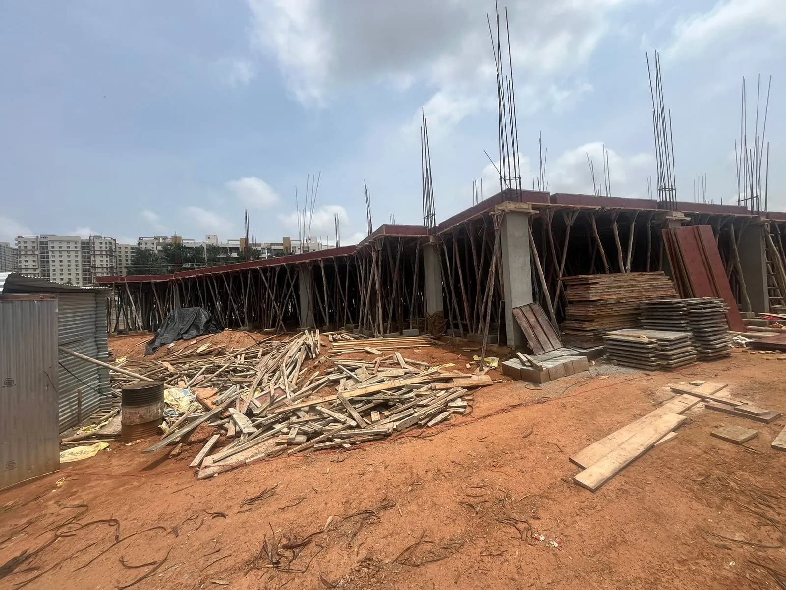 Nirvana: Site photo filed with Karnataka RERA