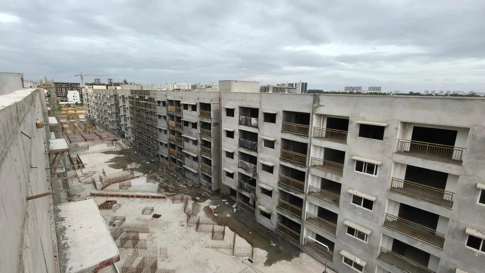 Adarsh Lumina: Site photo filed with Karnataka RERA