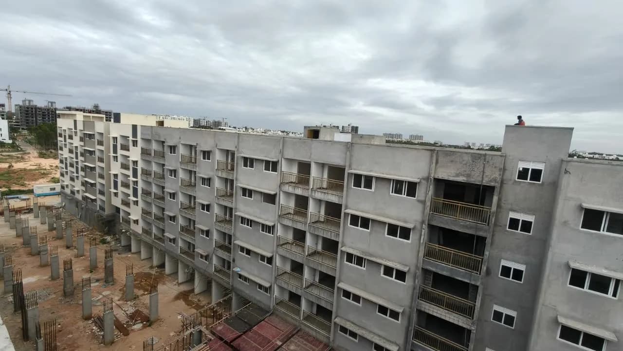 Adarsh Lumina: Site photo filed with Karnataka RERA