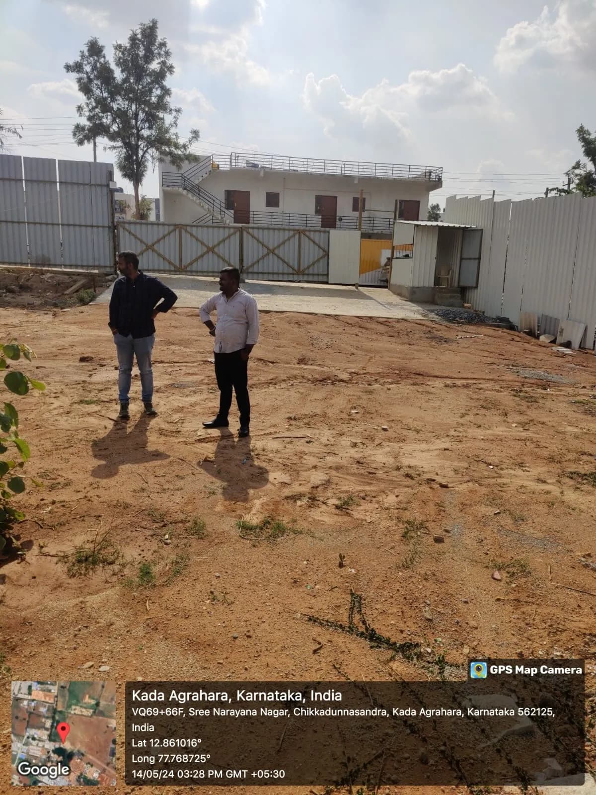 Serene Heights 1: Site photo filed with Karnataka RERA