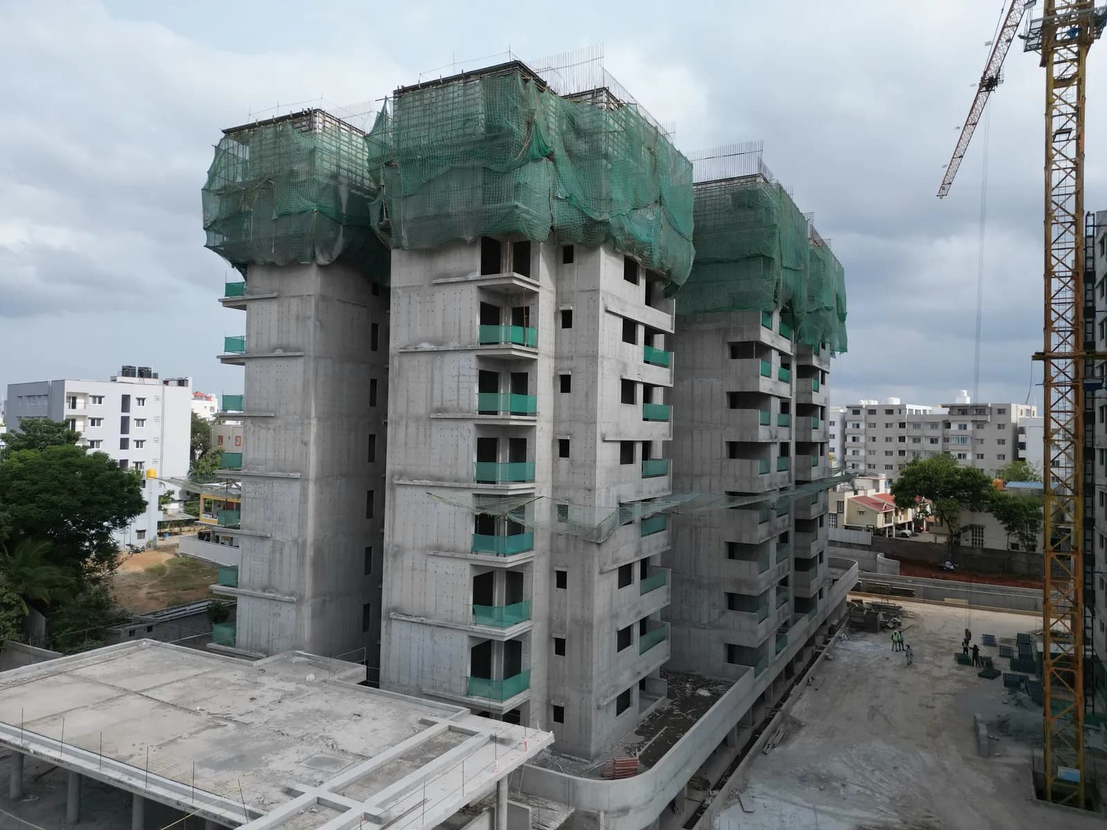 Serene Heights 1: Site photo filed with Karnataka RERA