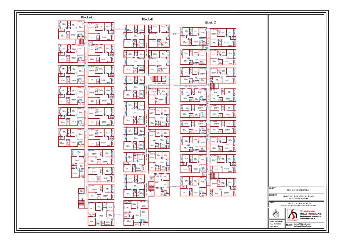 SLV Golden Towers: Typical floor plan.pdf (filed with Karnataka RERA)