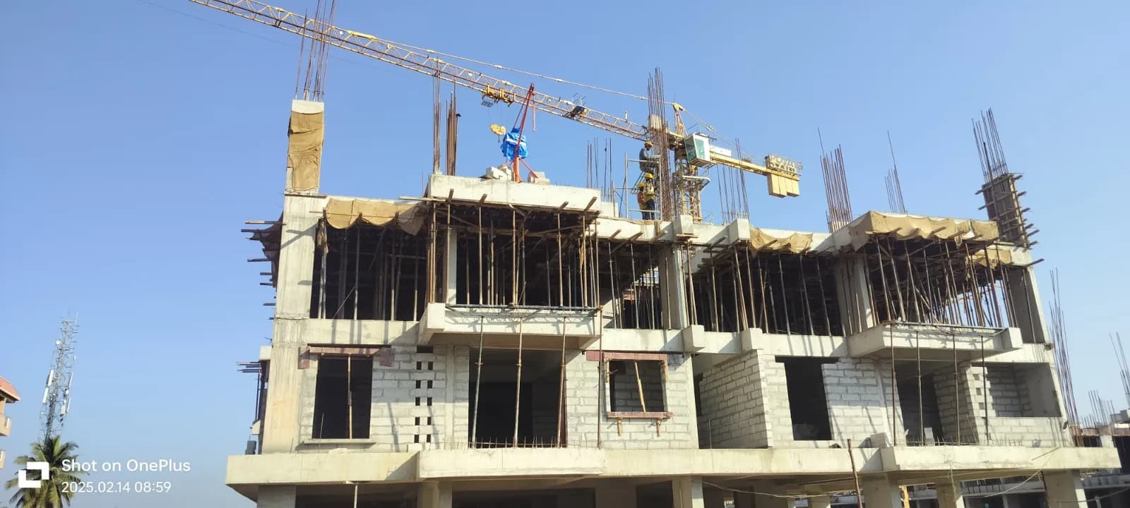 SLV Golden Towers: Site photo filed with Karnataka RERA