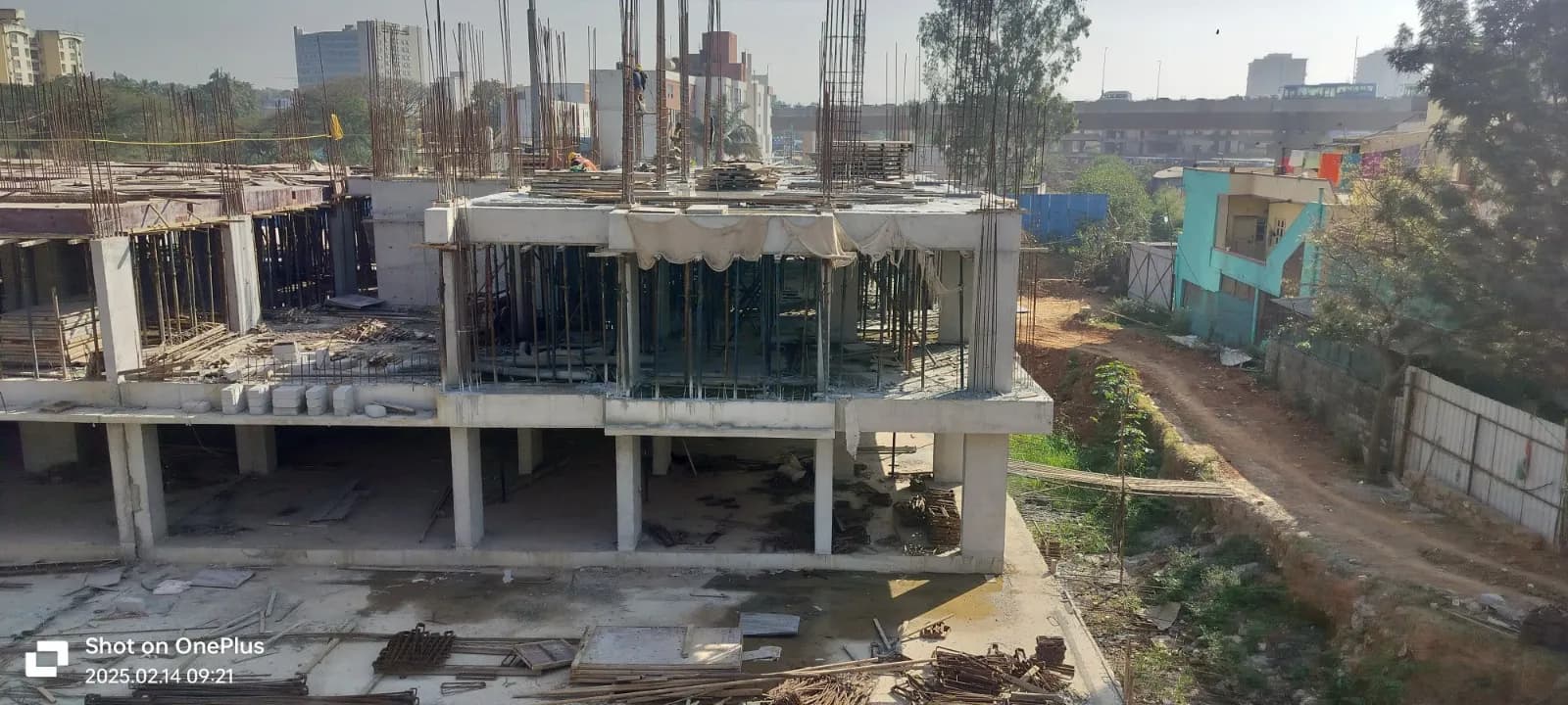 SLV Golden Towers: Site photo filed with Karnataka RERA