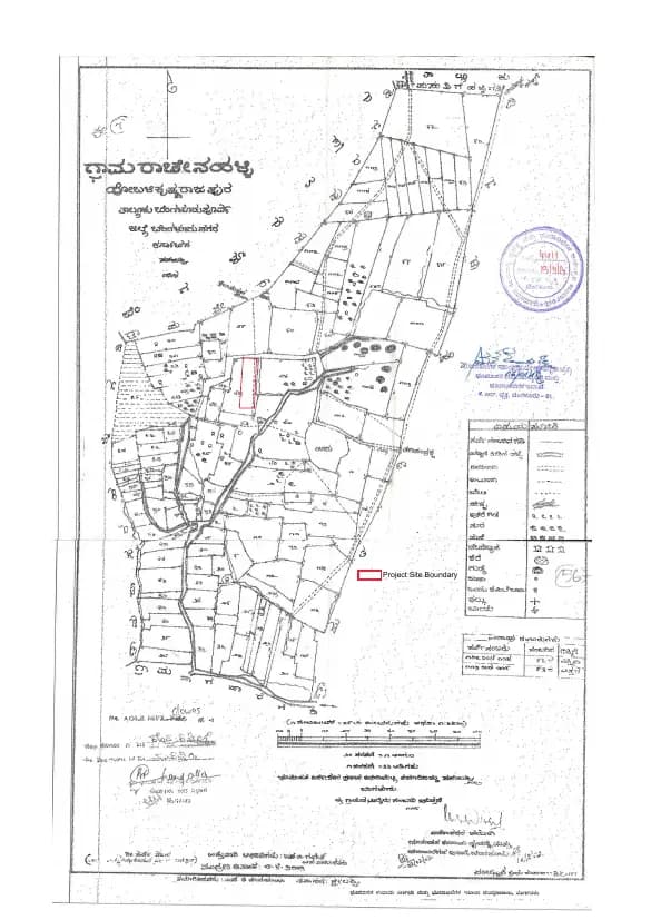 Isle Of Trees: Village Map Demarcation.pdf (filed with Karnataka RERA)