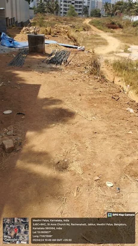 Isle Of Trees: Site photo filed with Karnataka RERA