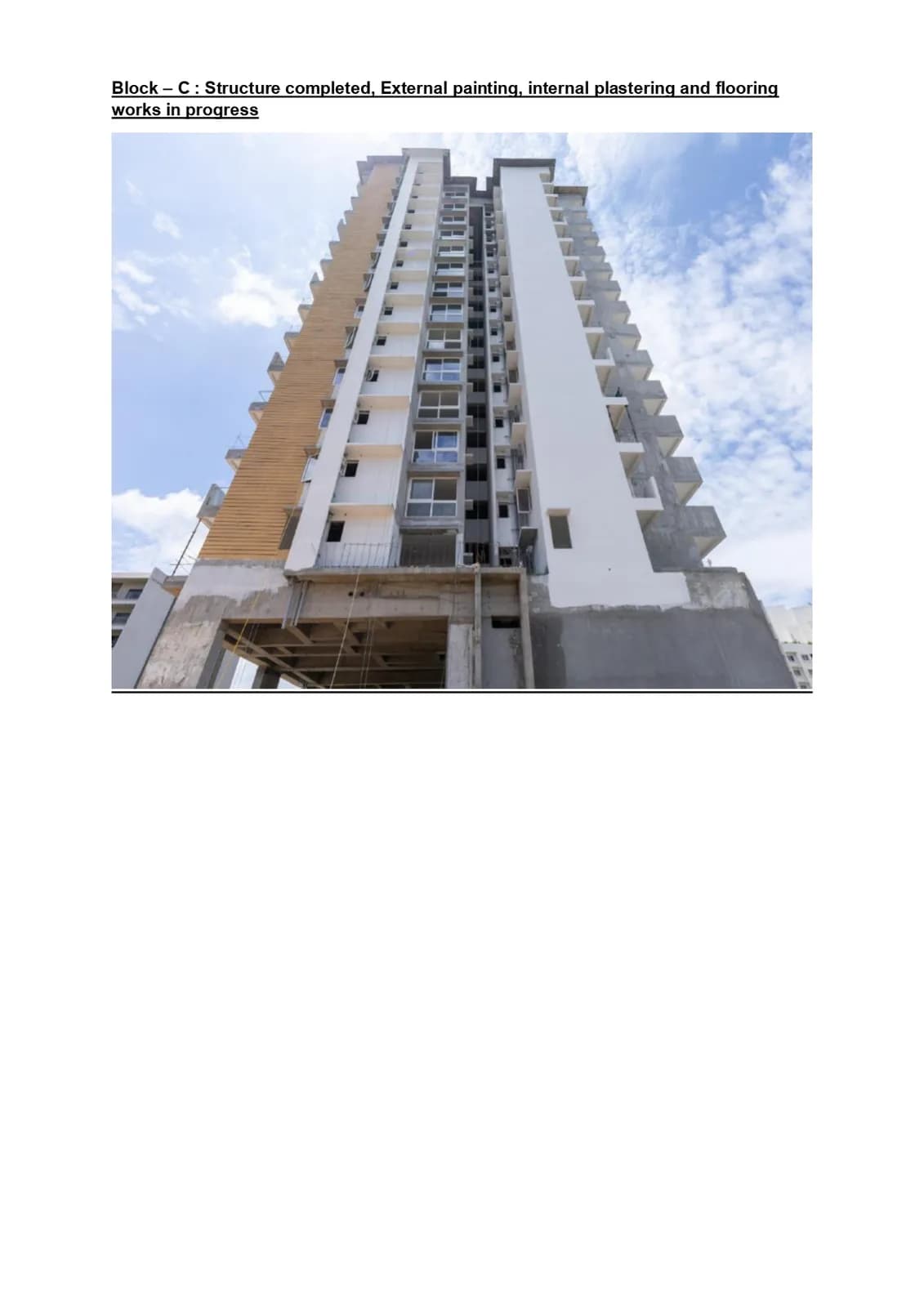 Isle Of Trees: Site photo filed with Karnataka RERA