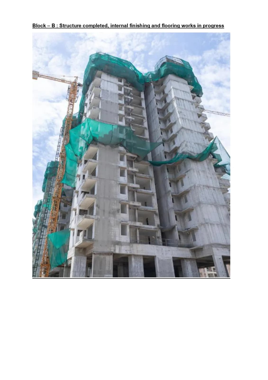 Isle Of Trees: Site photo filed with Karnataka RERA