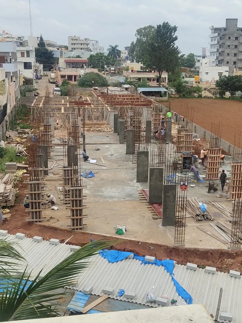 VSS Enclave: Site photo filed with Karnataka RERA