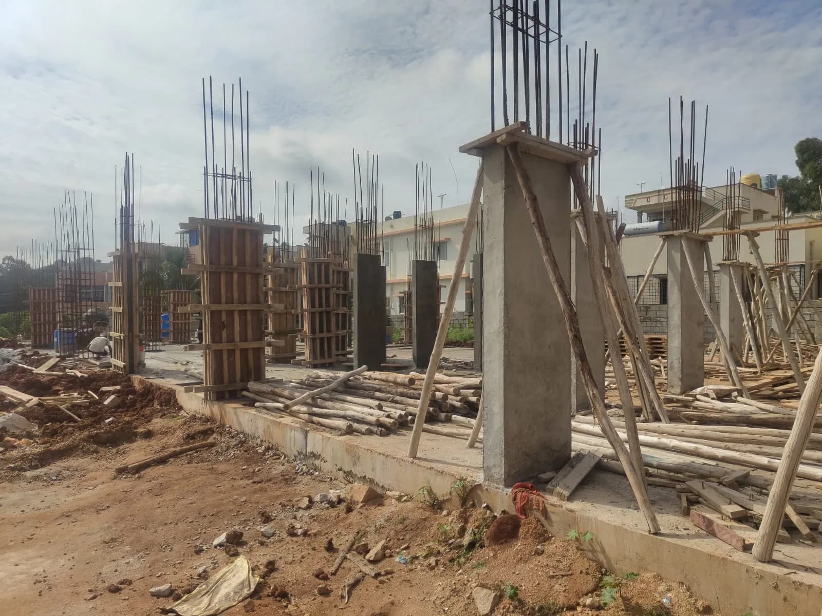 VSS Enclave: Site photo filed with Karnataka RERA