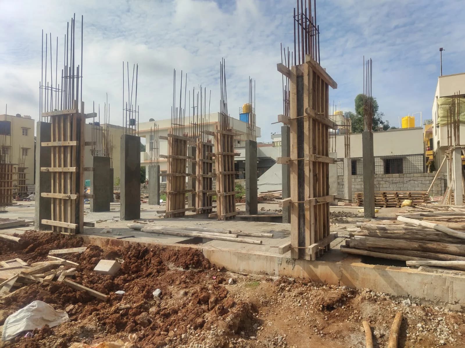 VSS Enclave: Site photo filed with Karnataka RERA