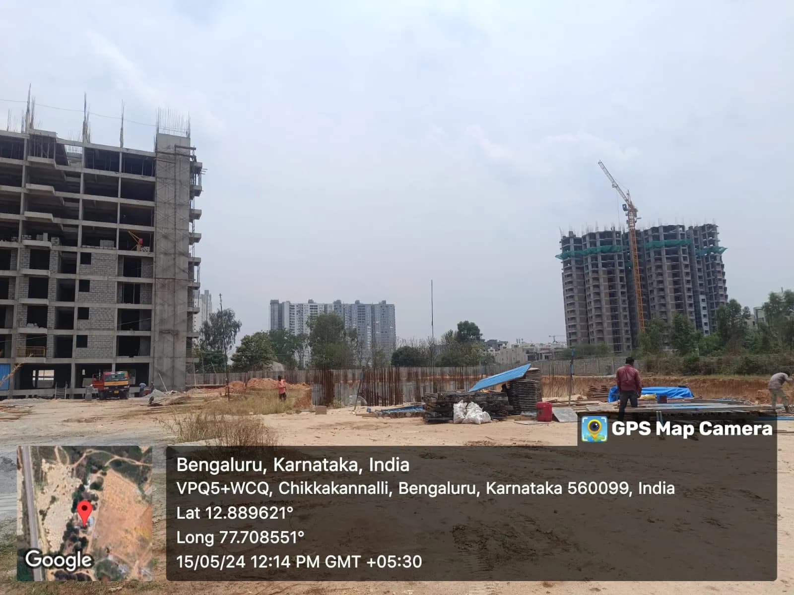 PSR Vanasree: Site photo filed with Karnataka RERA