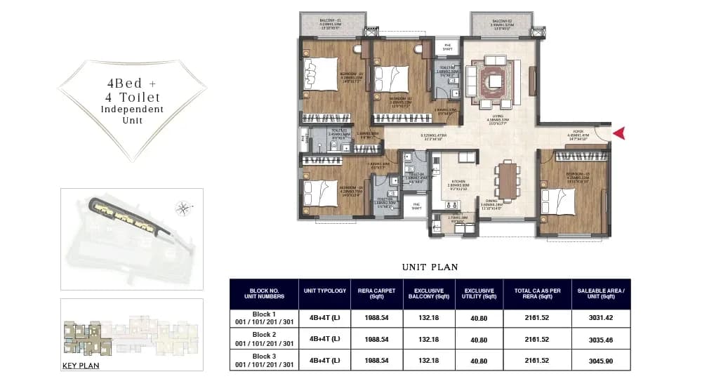 Promont Phase II floor plan: Floor plan layout