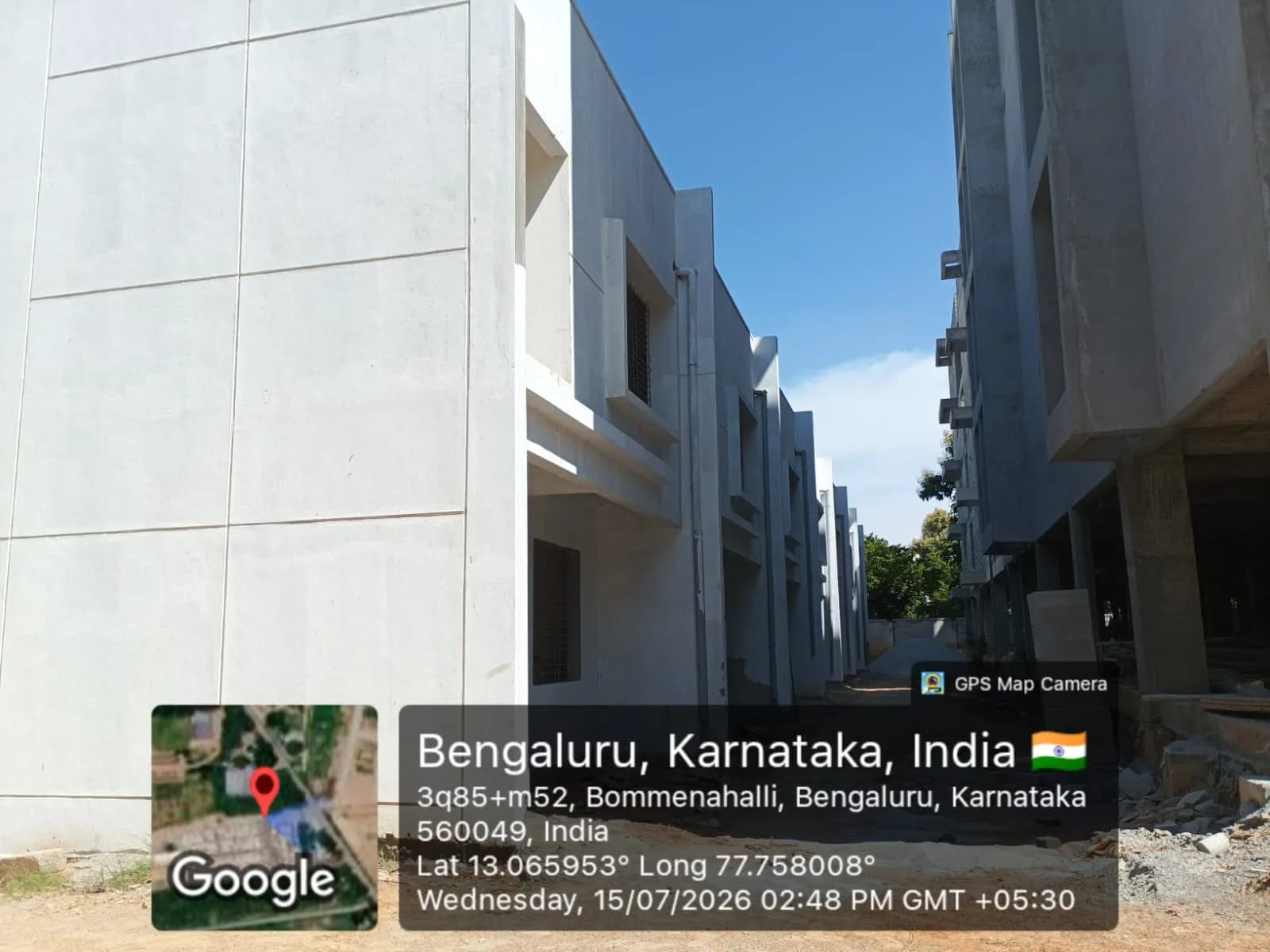 Halcyon: Site photo filed with Karnataka RERA