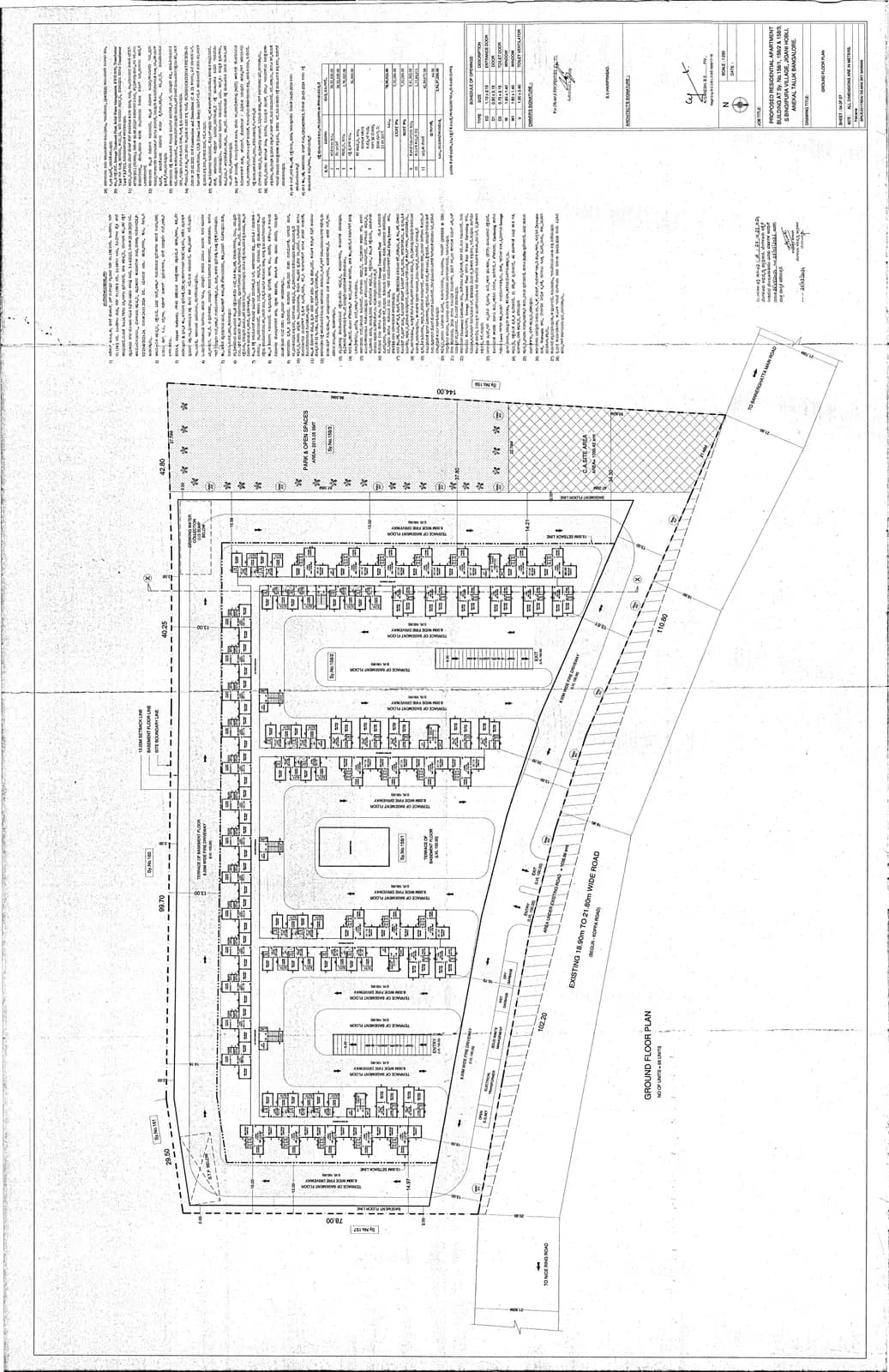 DS Max Sky Sanman: GROUND FLOOR PLAN.PDF (filed with Karnataka RERA)