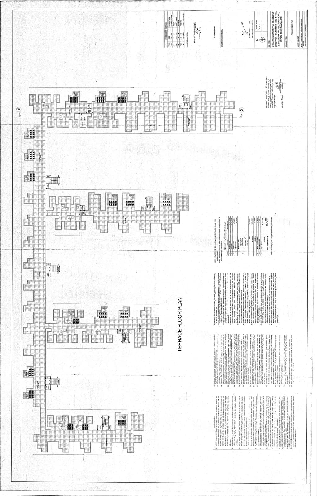 DS Max Sky Sanman: TERRACE FLOOR PLAN.PDF (filed with Karnataka RERA)