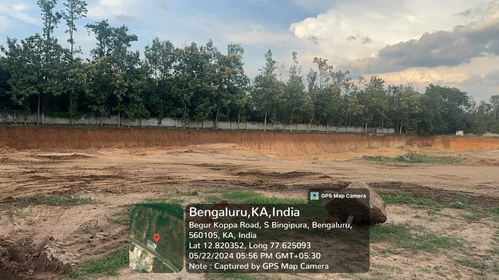 DS Max Sky Sanman: Site photo filed with Karnataka RERA