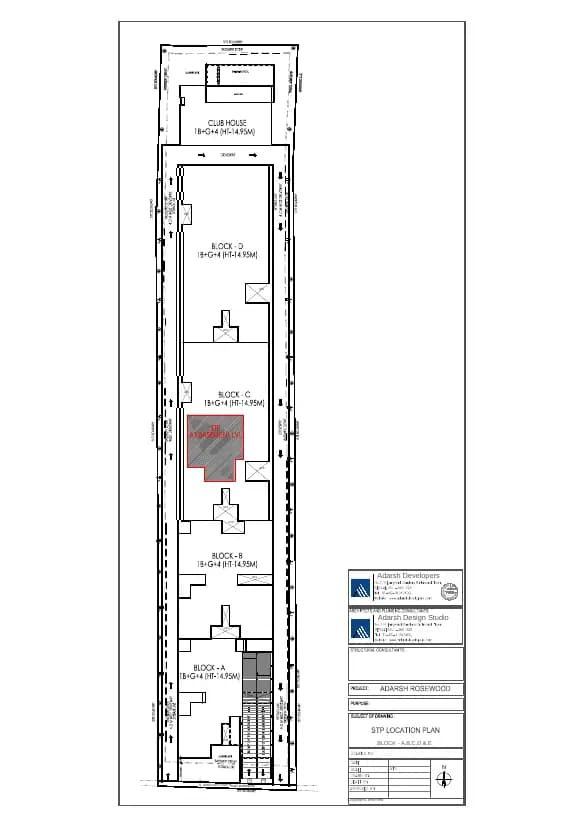 Adarsh Rosewood: STP DEMARCATION.pdf (filed with Karnataka RERA)