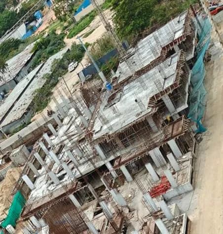 Adarsh Rosewood: Site photo filed with Karnataka RERA