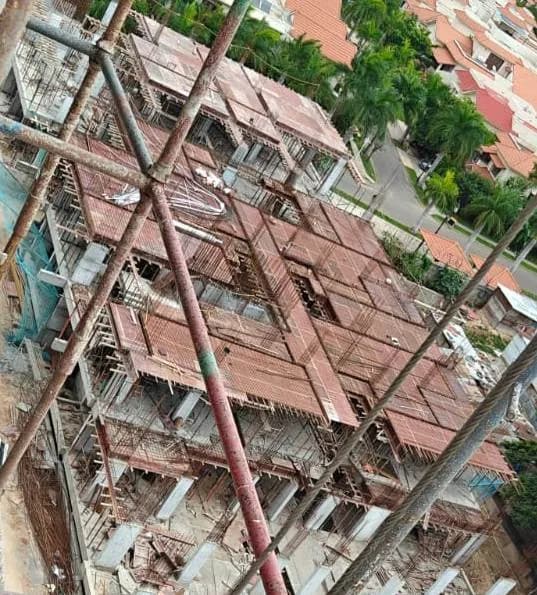 Adarsh Rosewood: Site photo filed with Karnataka RERA