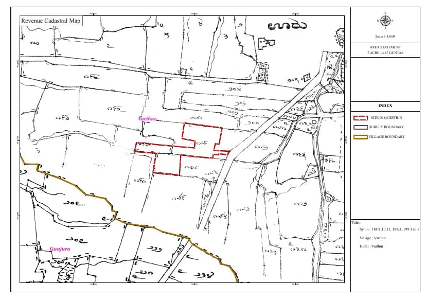 Poetry Of Earth: 3 VILLAGE MAP DEMARCATION (filed with Karnataka RERA)
