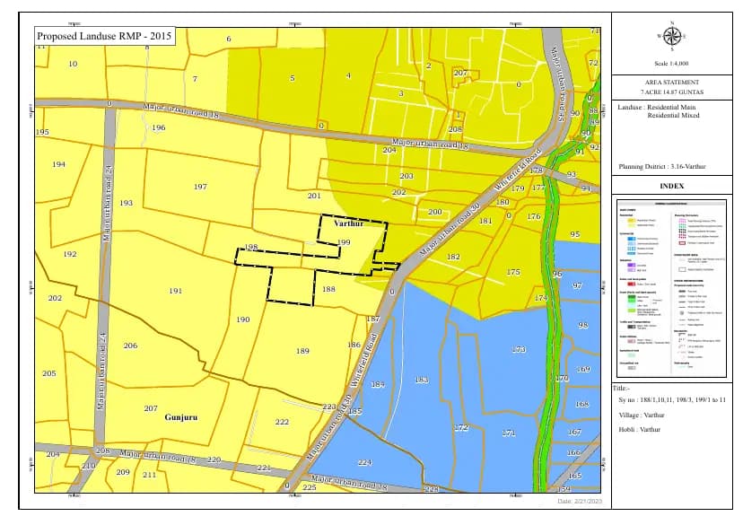 Poetry Of Earth: 2 CDP DEMARCATION (filed with Karnataka RERA)