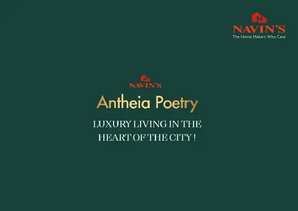 Navin'S Antheia Poetry: Brochure, page 1 (filed with Karnataka RERA)