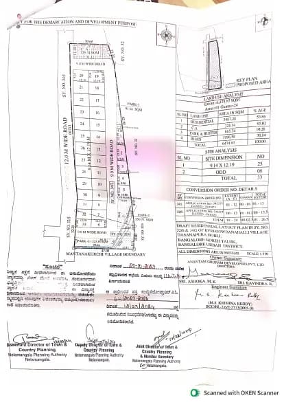 Vistara 2: Layout Plan (filed with Karnataka RERA)