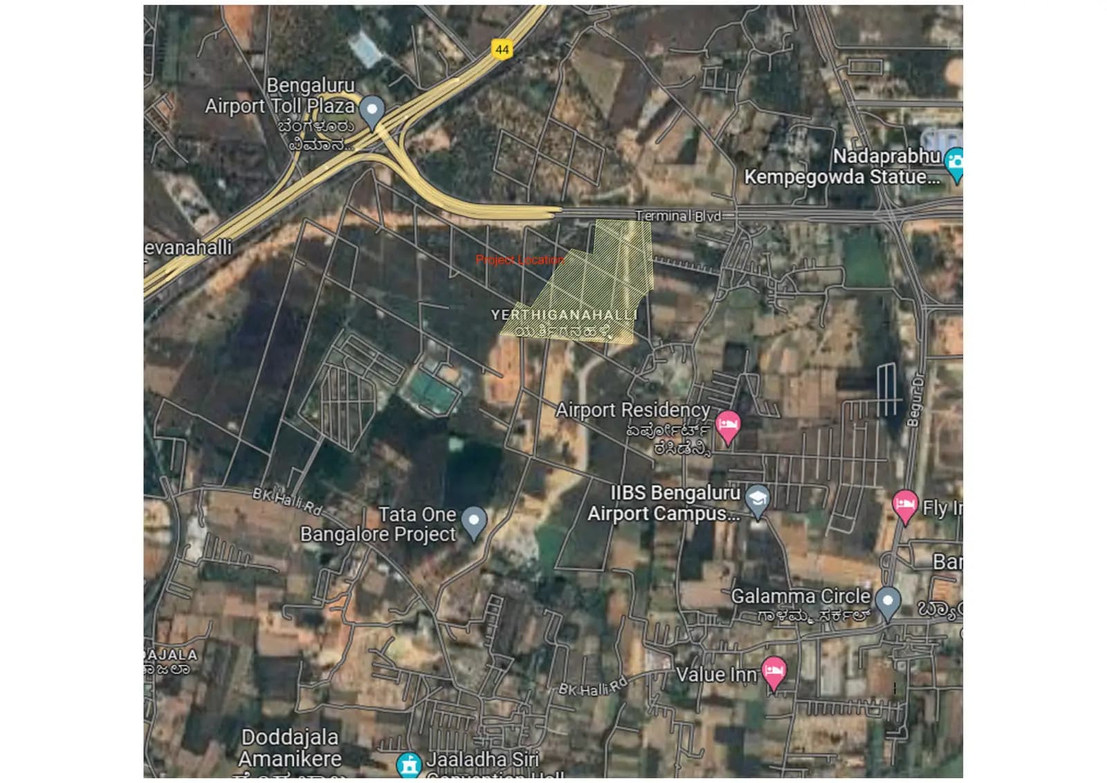 Raagam: Location Demarcation using Satellite Image.pdf (filed with Karnataka RERA)