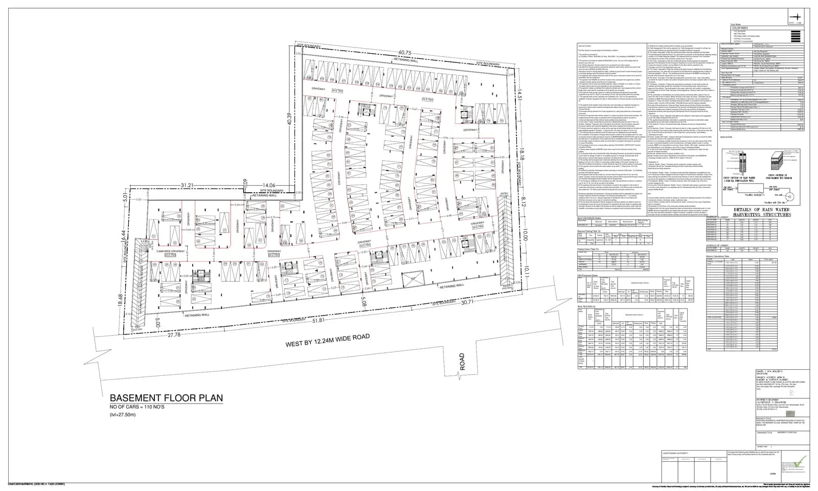 Kumaravana: Floor plan.pdf, page 1 (filed with Karnataka RERA)