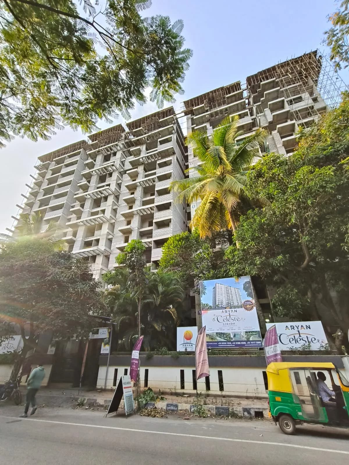 Aryan 1 Celeste: Site photo filed with Karnataka RERA