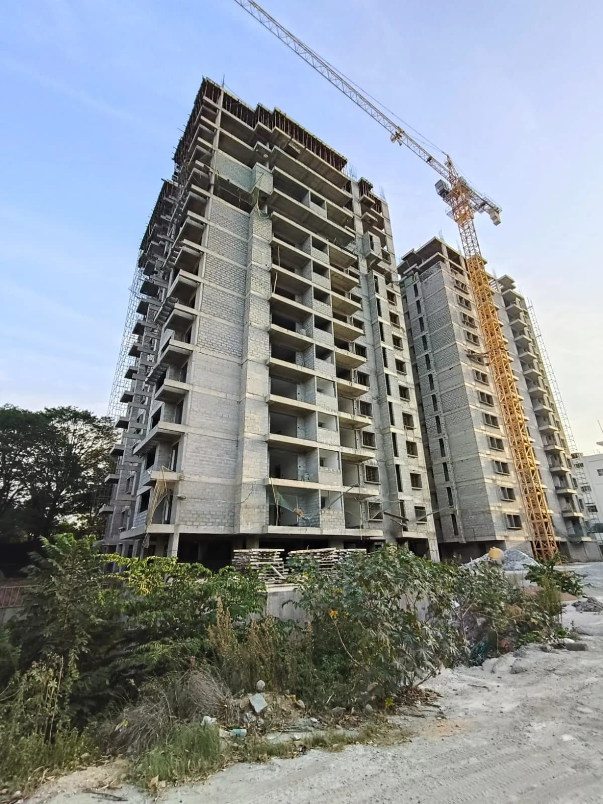 Aryan 1 Celeste: Site photo filed with Karnataka RERA