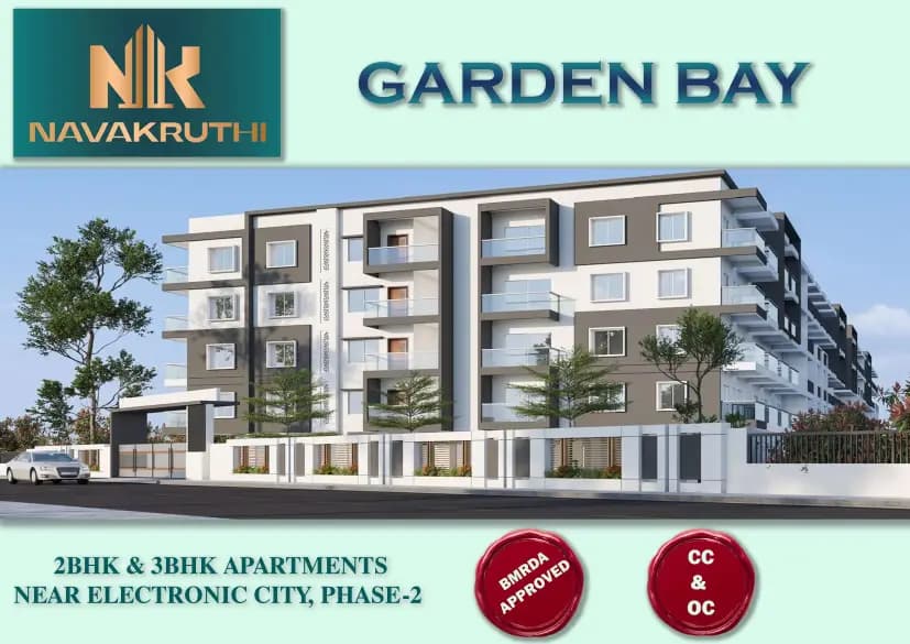 Navakruthi Garden Bay: Brochure, page 1 (filed with Karnataka RERA)