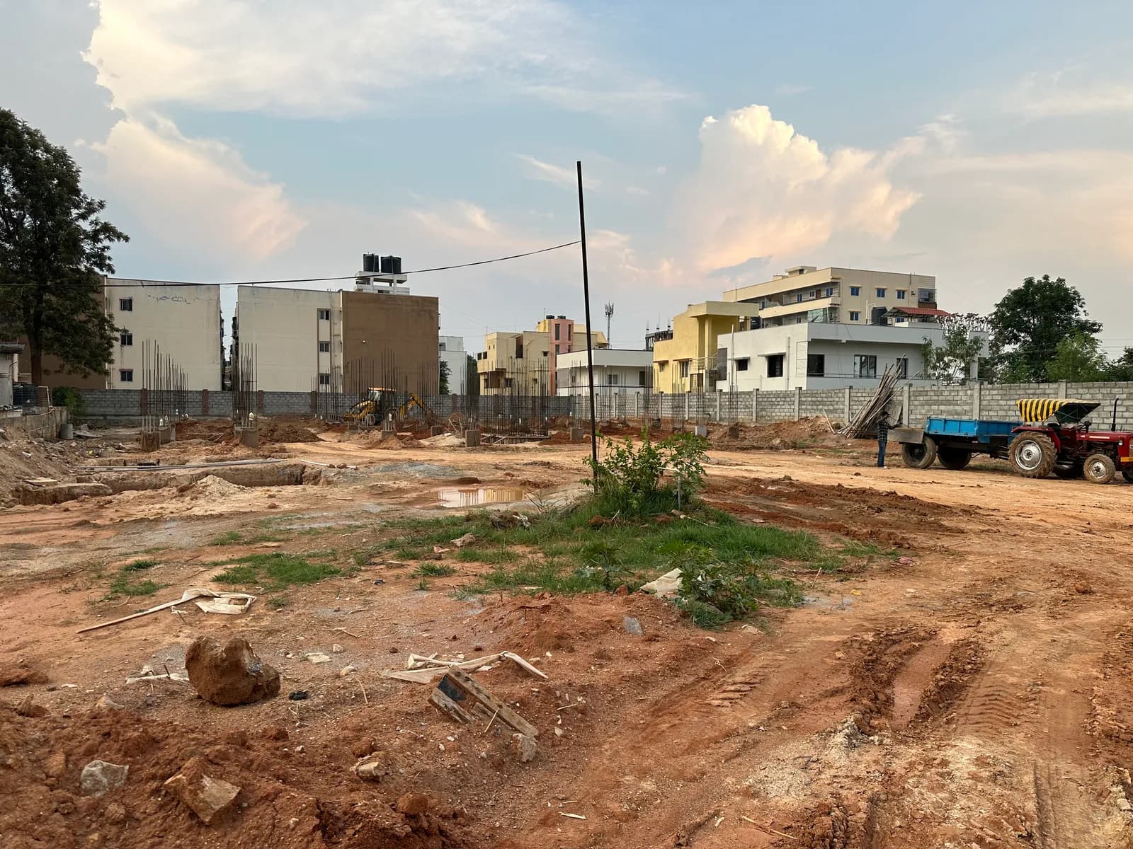 Navakruthi Garden Bay: Site photo filed with Karnataka RERA