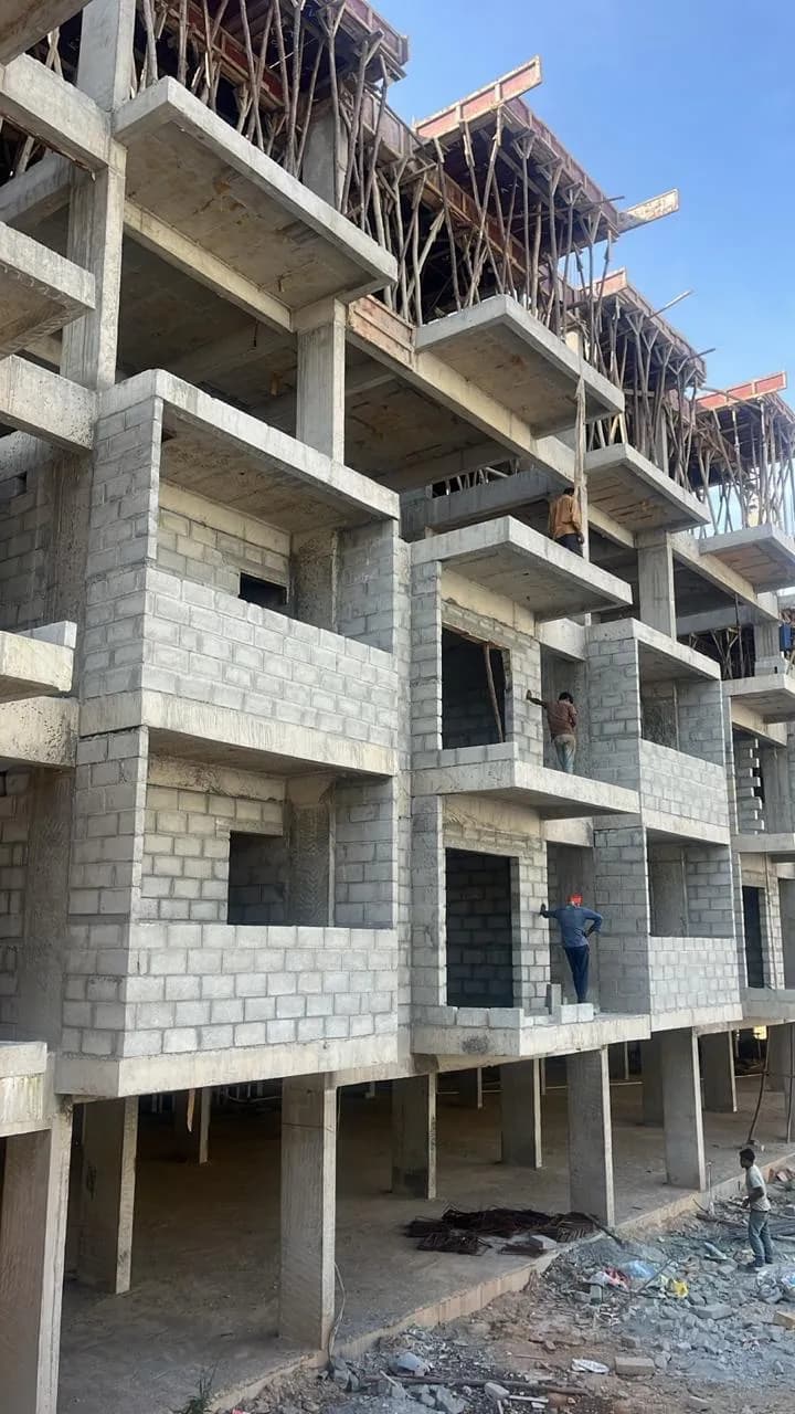 Navakruthi Garden Bay: Site photo filed with Karnataka RERA