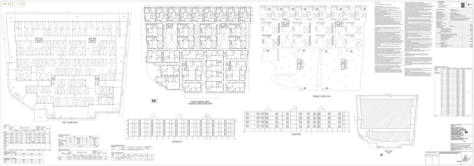 Sree Lakshmi Vallabha Residency: Approved Layout Plan (filed with Karnataka RERA)