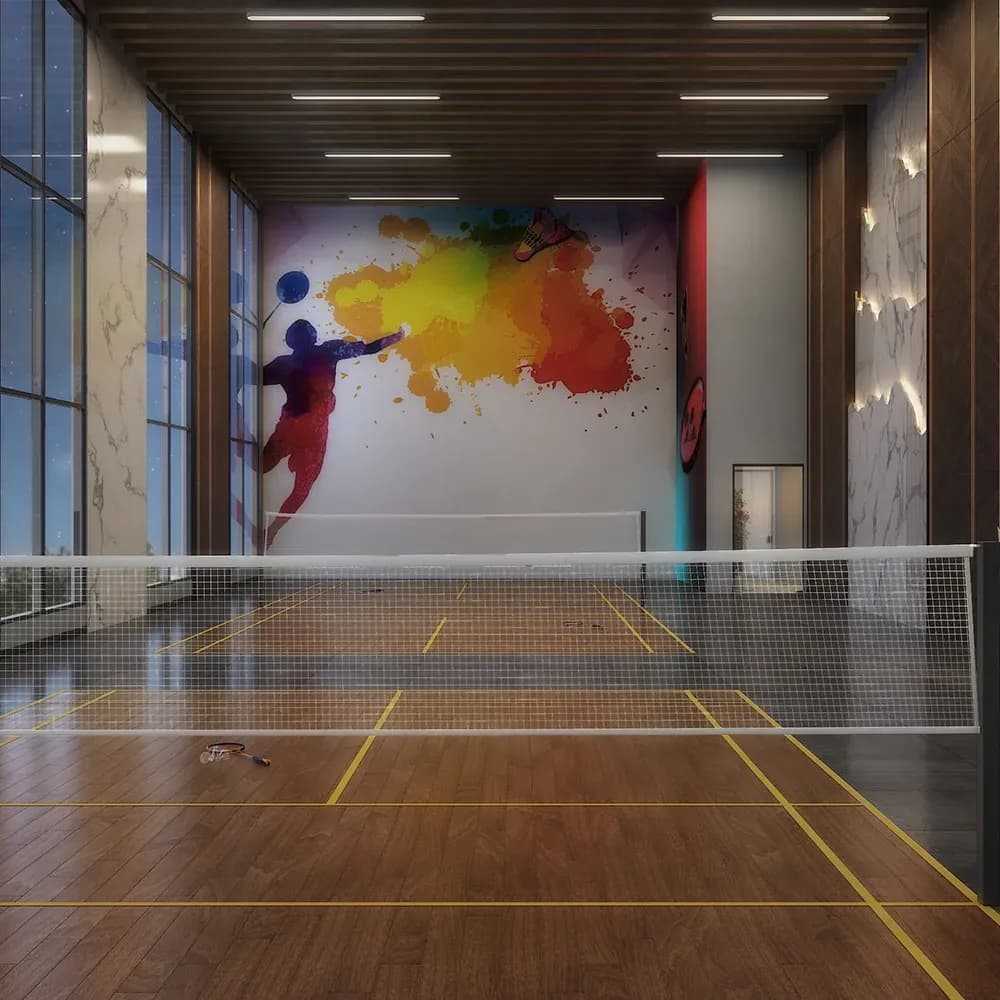 Sattva Songbird: Badminton court facility (artist’s impression)