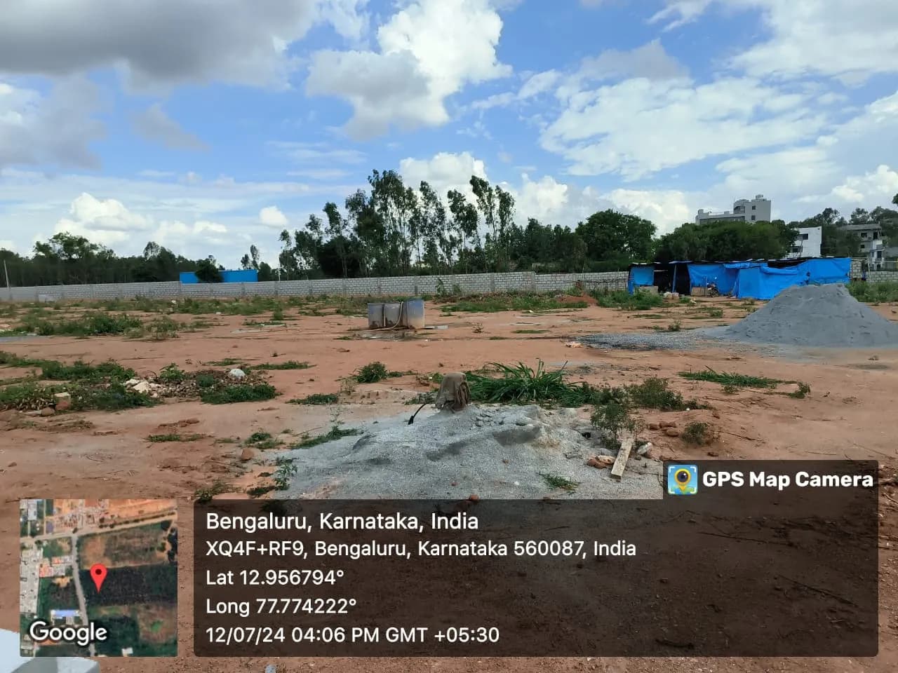 Bold Aspire: Site photo filed with Karnataka RERA