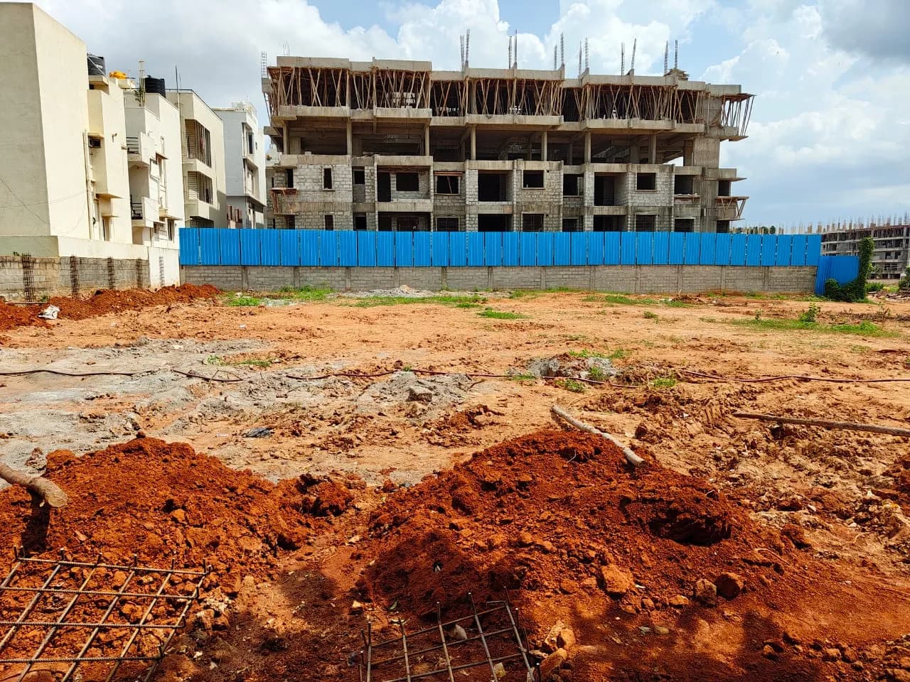 Krishna Iris: Site photo filed with Karnataka RERA