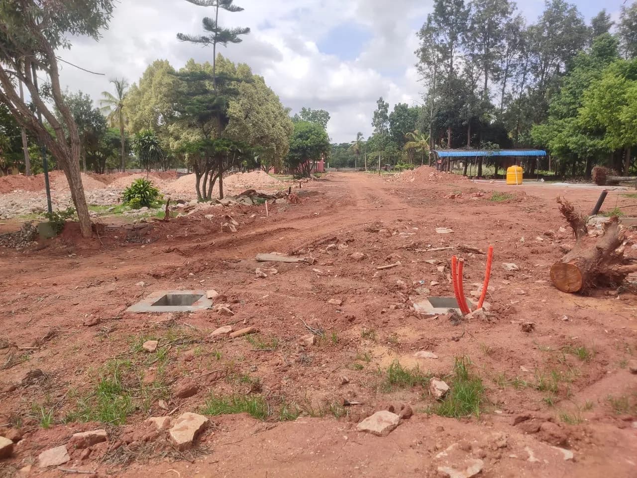 Hare Krishna Enclave at Rajani Farms: Site photo filed with Karnataka RERA