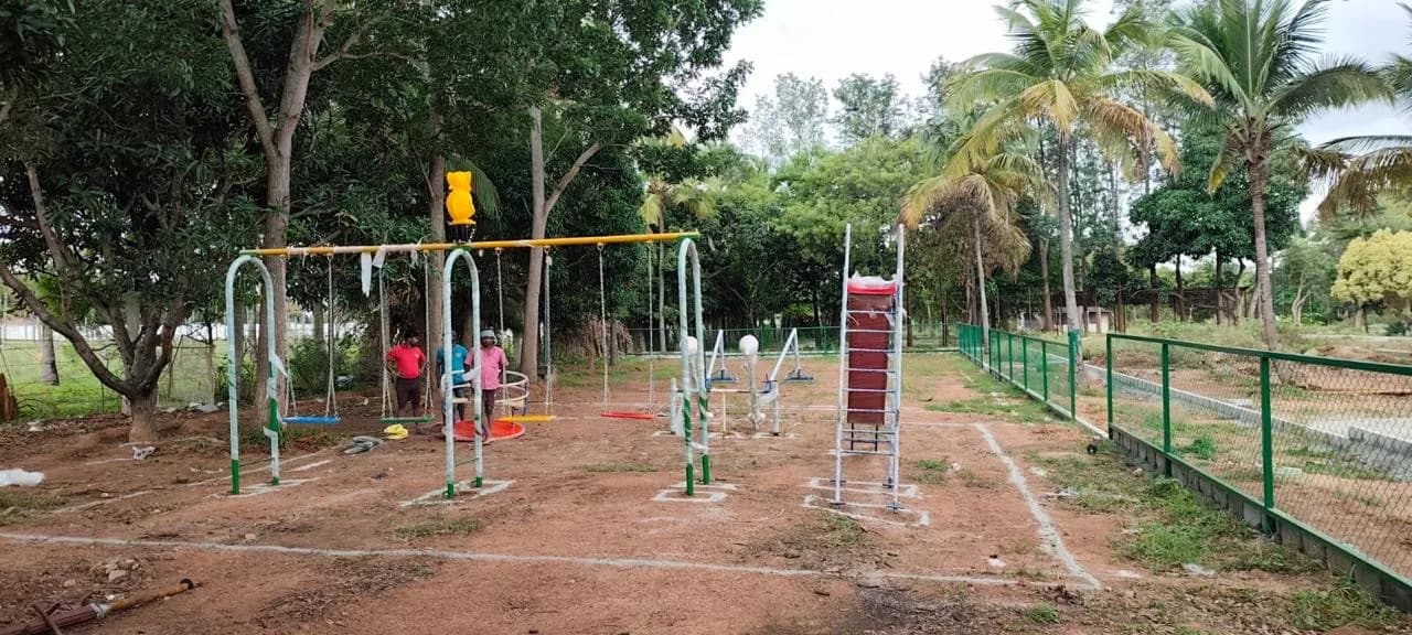 Hare Krishna Enclave at Rajani Farms: Site photo filed with Karnataka RERA