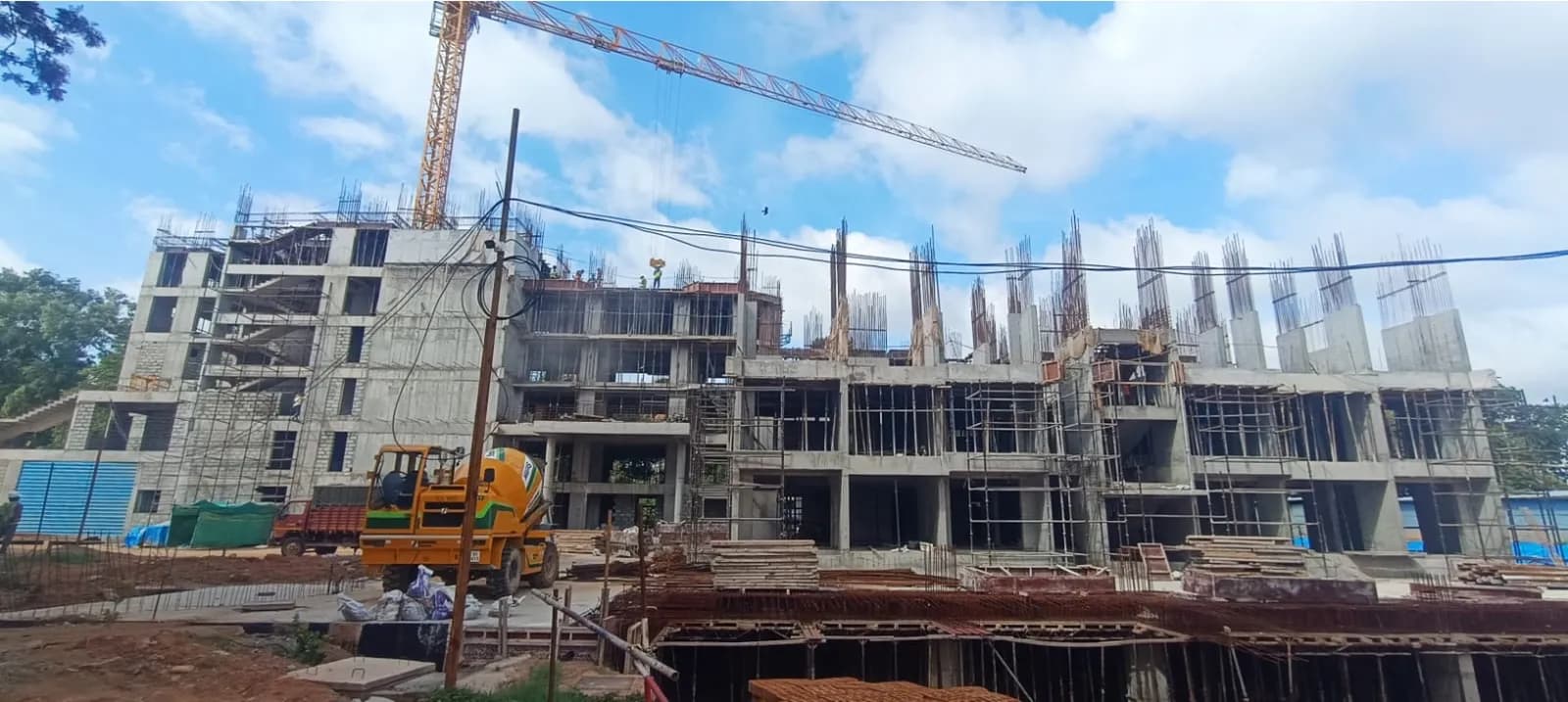 CoEvolve Misty Shores: Site photo filed with Karnataka RERA