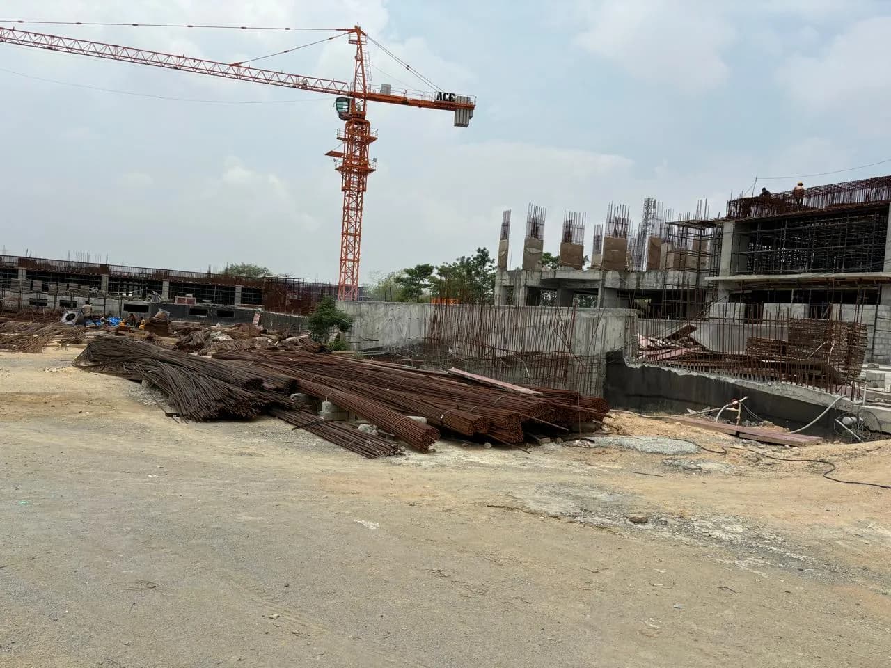 Meda The Water Edge: Site photo filed with Karnataka RERA