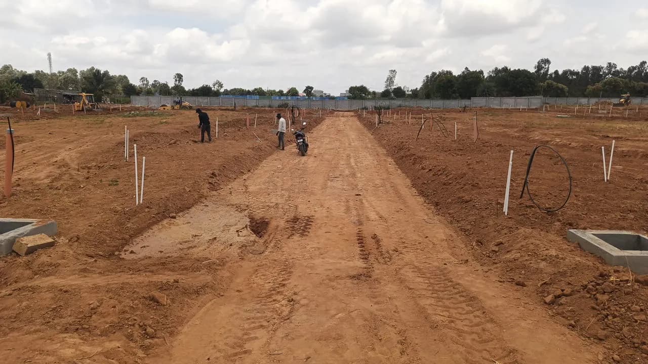 Melrose: Site photo filed with Karnataka RERA