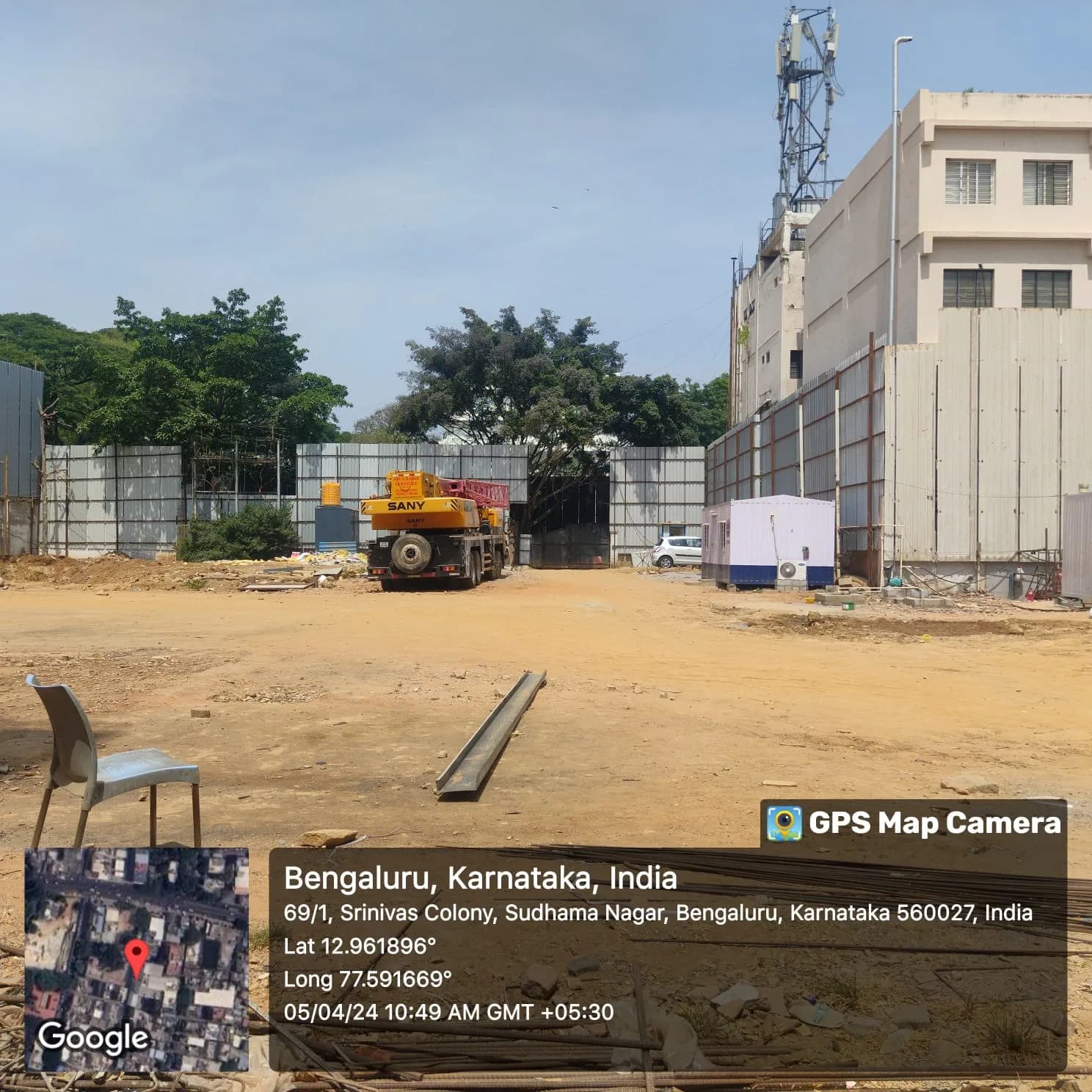 Cascadia By TVS Emerald: Site photo filed with Karnataka RERA
