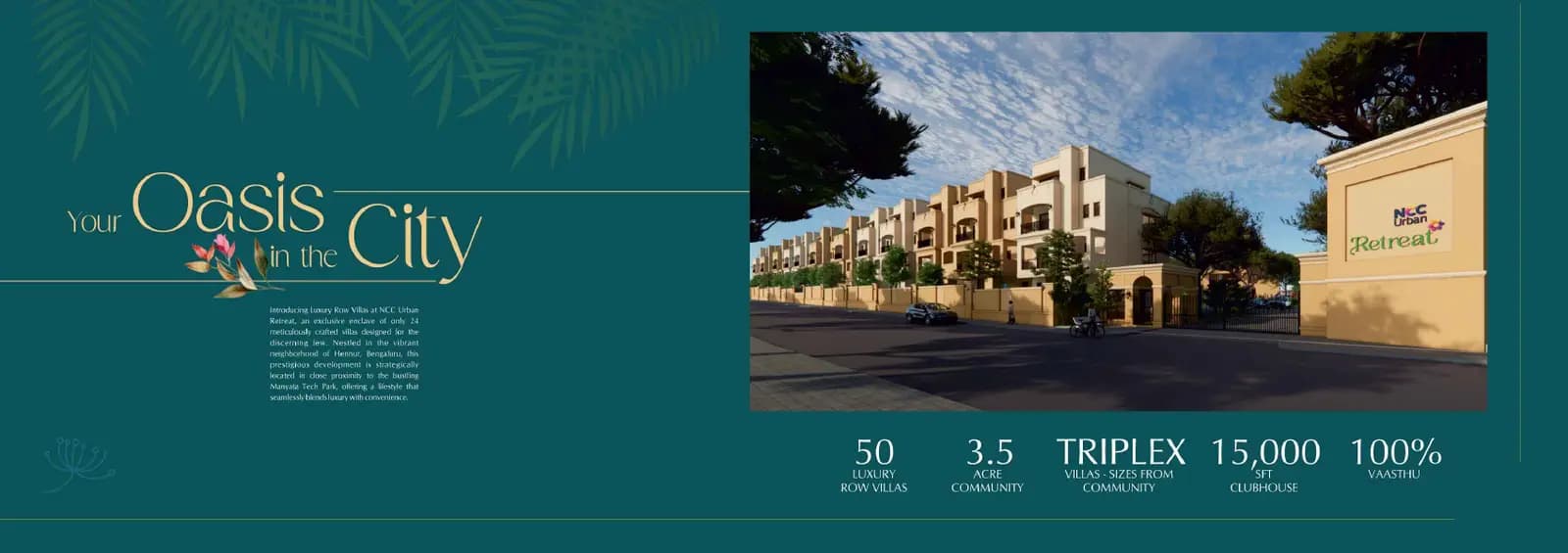 NCC Urban Retreat: Brochure, page 7 (filed with Karnataka RERA)