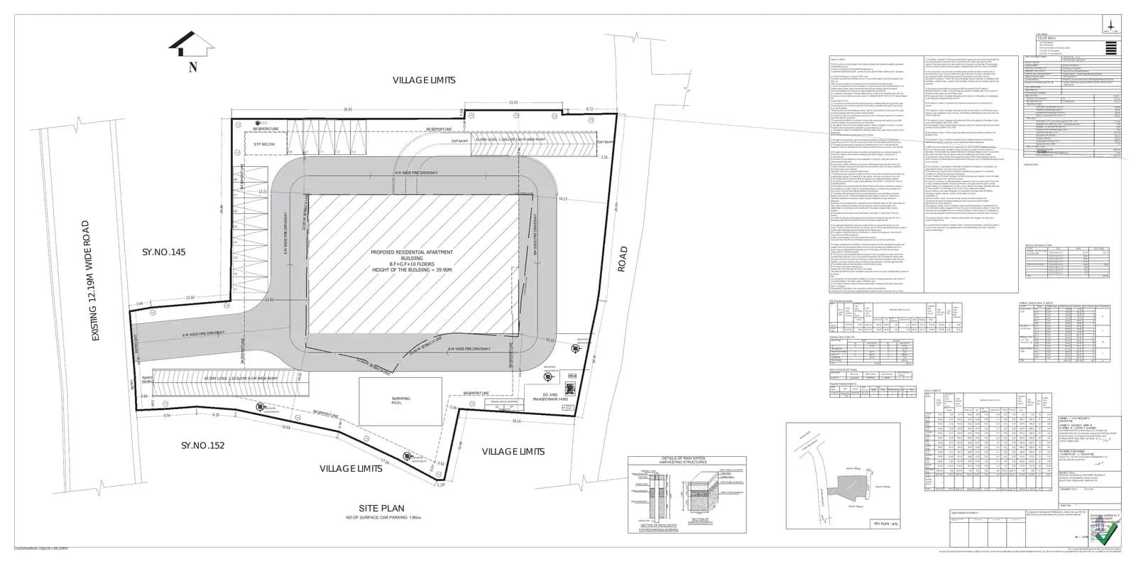Heavie Halcyon: Approved Layout Plan (filed with Karnataka RERA)